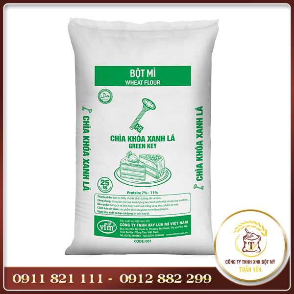 Bột mỳ Chìa khóa xanh lá